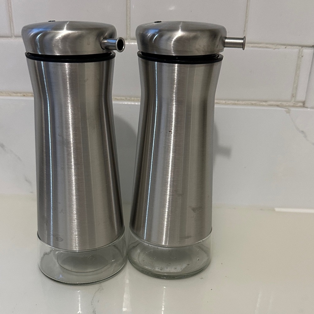 Stainless Steel Oil Dispenser Set